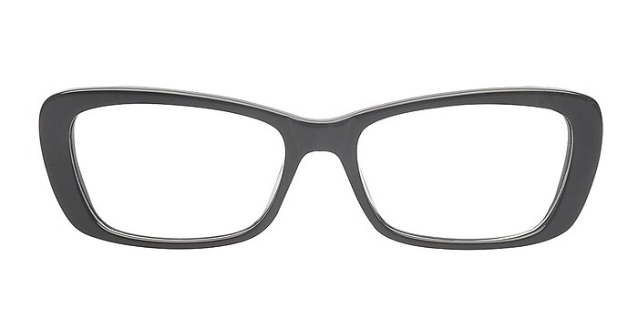 Abbie Black Acetate Eyeglass Frames from EyeBuyDirect
