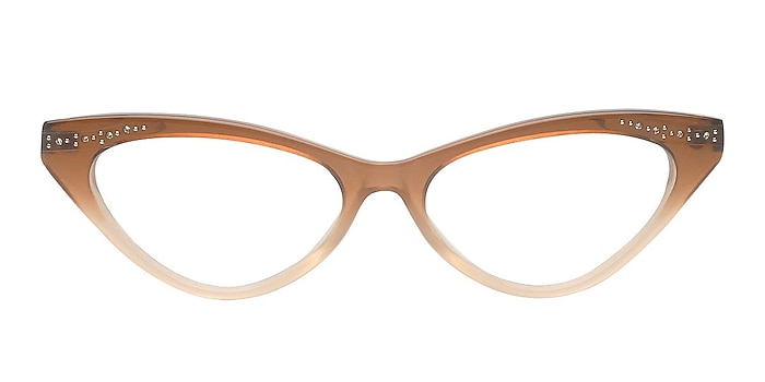 Adalyn Brown Acetate Eyeglass Frames from EyeBuyDirect