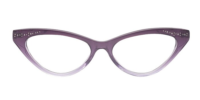 Adalyn Purple Acetate Eyeglass Frames from EyeBuyDirect