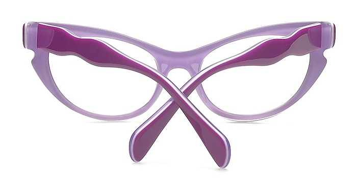 Purple Addilyn -  Colorful Acetate Eyeglasses