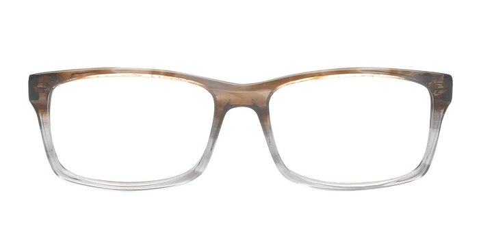 Adriel Brown/Clear Acetate Eyeglass Frames from EyeBuyDirect