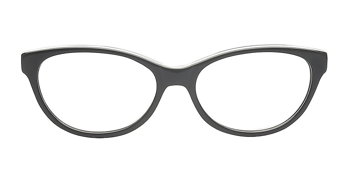 Adeline Black Acetate Eyeglass Frames from EyeBuyDirect