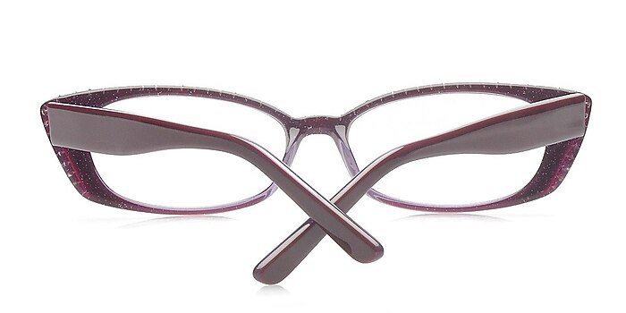 Purple Aileen -  Colorful Acetate Eyeglasses