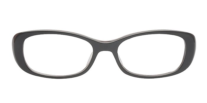 Emerson Black/Brown Acetate Eyeglass Frames from EyeBuyDirect