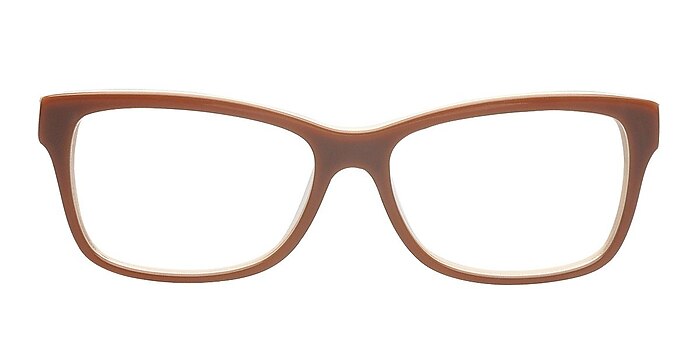 Aiyana Brown Acetate Eyeglass Frames from EyeBuyDirect