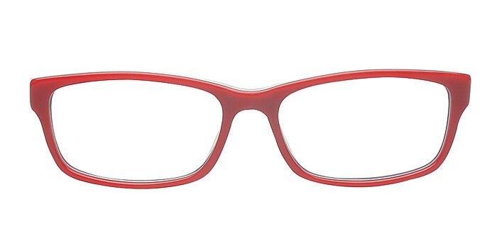 Jalen Red Acetate Eyeglass Frames from EyeBuyDirect