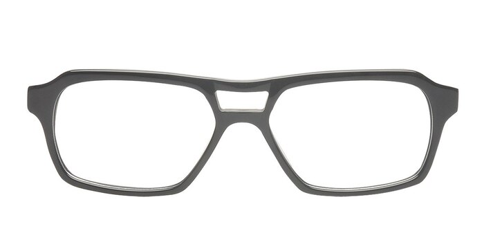 Justice Noir Acétate Montures de lunettes de vue d'EyeBuyDirect