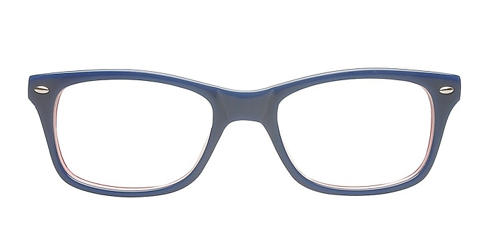 Morgan Navy Acetate Eyeglass Frames from EyeBuyDirect
