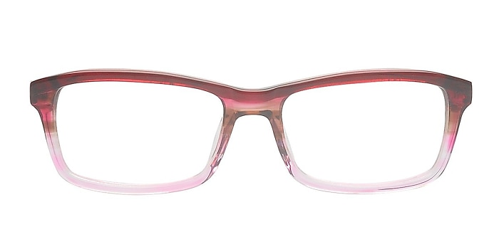 Bennie Burgundy Acetate Eyeglass Frames from EyeBuyDirect