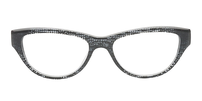 Alexa Gray Acetate Eyeglass Frames from EyeBuyDirect