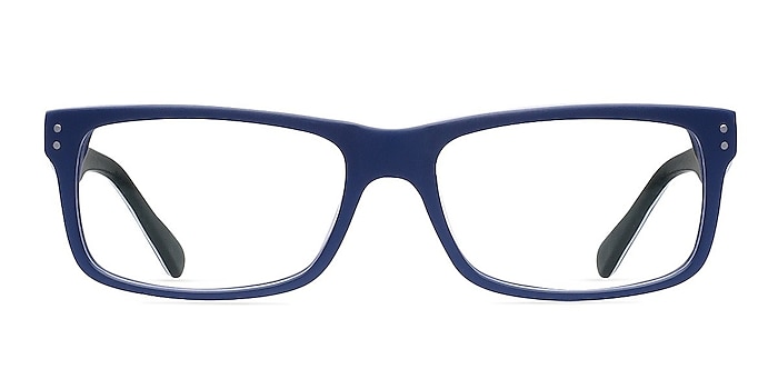 Cary Navy Acetate Eyeglass Frames from EyeBuyDirect