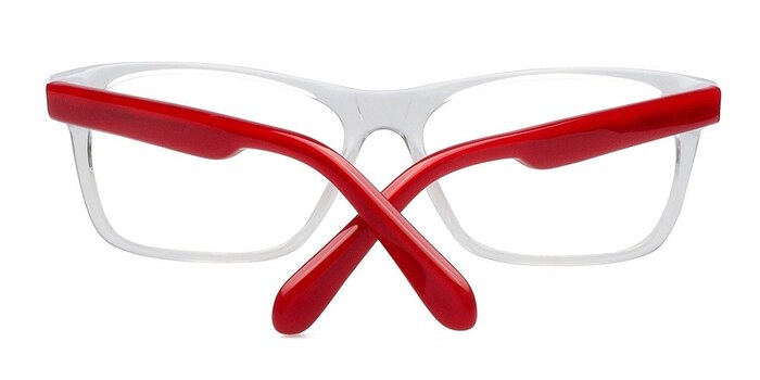 Red/Clear Alivia -  Acetate Eyeglasses
