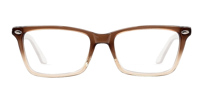 Alina Brown Acetate Eyeglass Frames from EyeBuyDirect