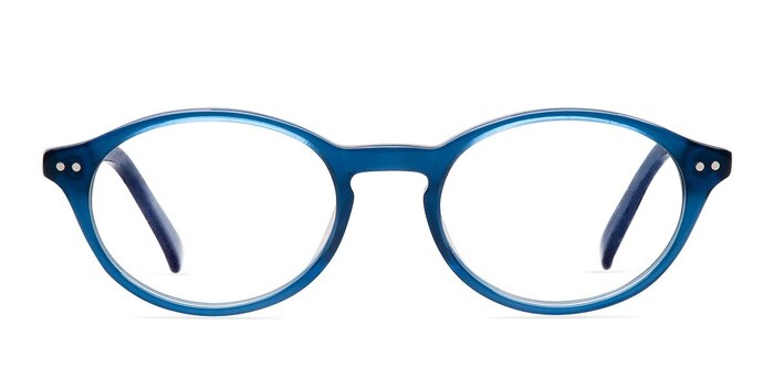 Alisha Bleu Acétate Montures de lunettes de vue d'EyeBuyDirect
