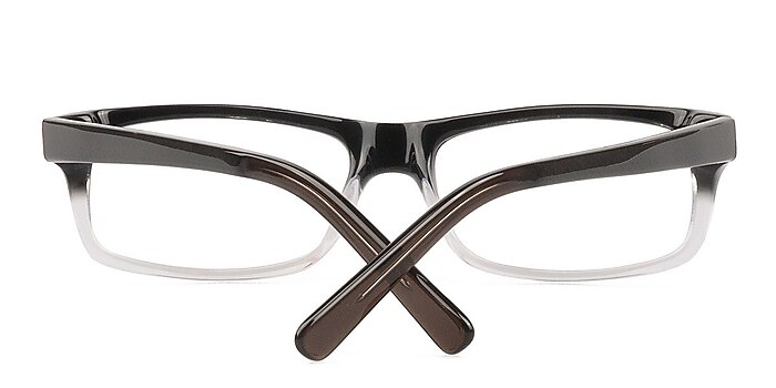 Black/Clear Brysen -  Classic Acetate Eyeglasses