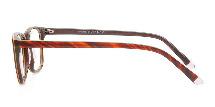 Franky Brown/Strip Acétate Montures de lunettes de vue d'EyeBuyDirect