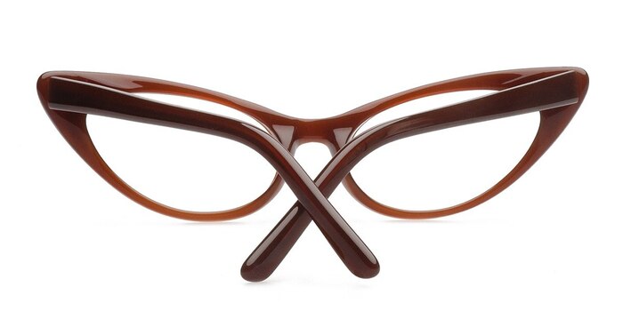 Brown Alondra -  Acetate Eyeglasses