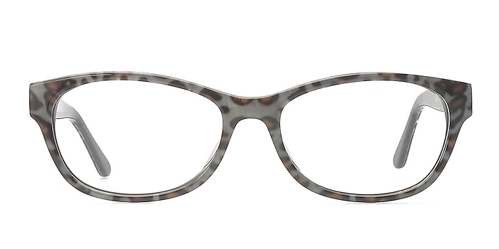 Alyson Gray/Brown Acetate Eyeglass Frames from EyeBuyDirect