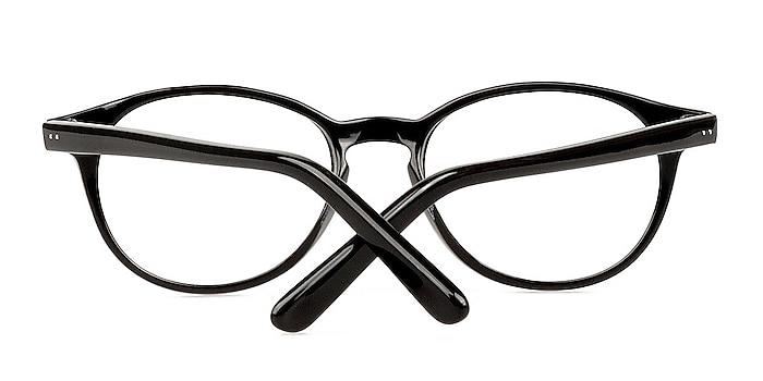 Black Alyvia -  Acetate Eyeglasses