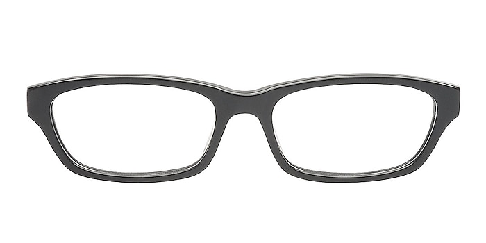Freddie Black Acetate Eyeglass Frames from EyeBuyDirect