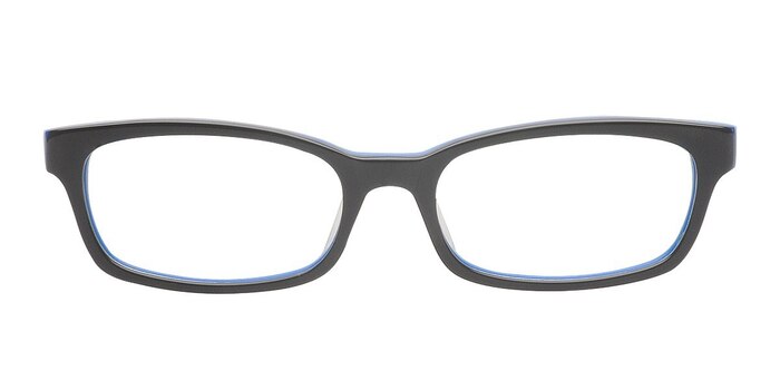 Izzy Black/Blue Acétate Montures de lunettes de vue d'EyeBuyDirect