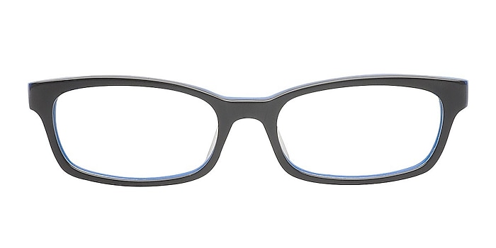 Izzy Black/Blue Acetate Eyeglass Frames from EyeBuyDirect