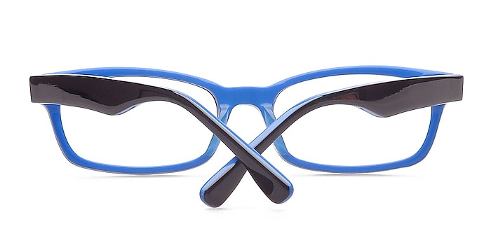 Black/Blue Izzy -  Colorful Acetate Eyeglasses