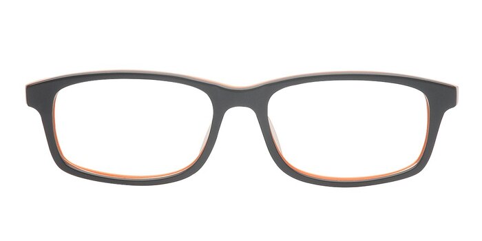 Jacki Black/Orange Acétate Montures de lunettes de vue d'EyeBuyDirect