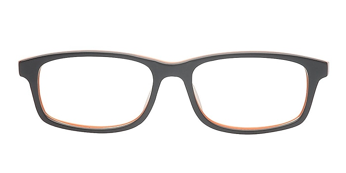 Jacki Black/Orange Acetate Eyeglass Frames from EyeBuyDirect