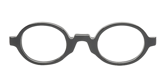 Kerry Black/White Acetate Eyeglass Frames from EyeBuyDirect