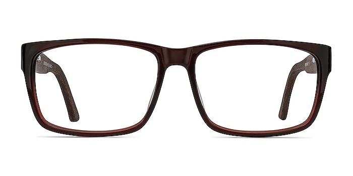 Lexington Brown Wood-texture Eyeglass Frames from EyeBuyDirect