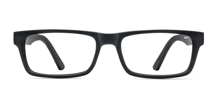 Cambridge Noir Acétate Montures de lunettes de vue d'EyeBuyDirect