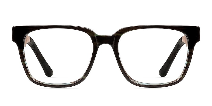 Belmont Coffee Wood-texture Eyeglass Frames from EyeBuyDirect
