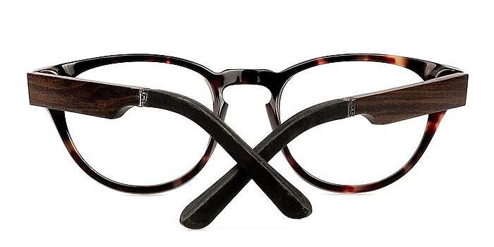 Brown/Tortoise Louise -  Wood Texture Eyeglasses