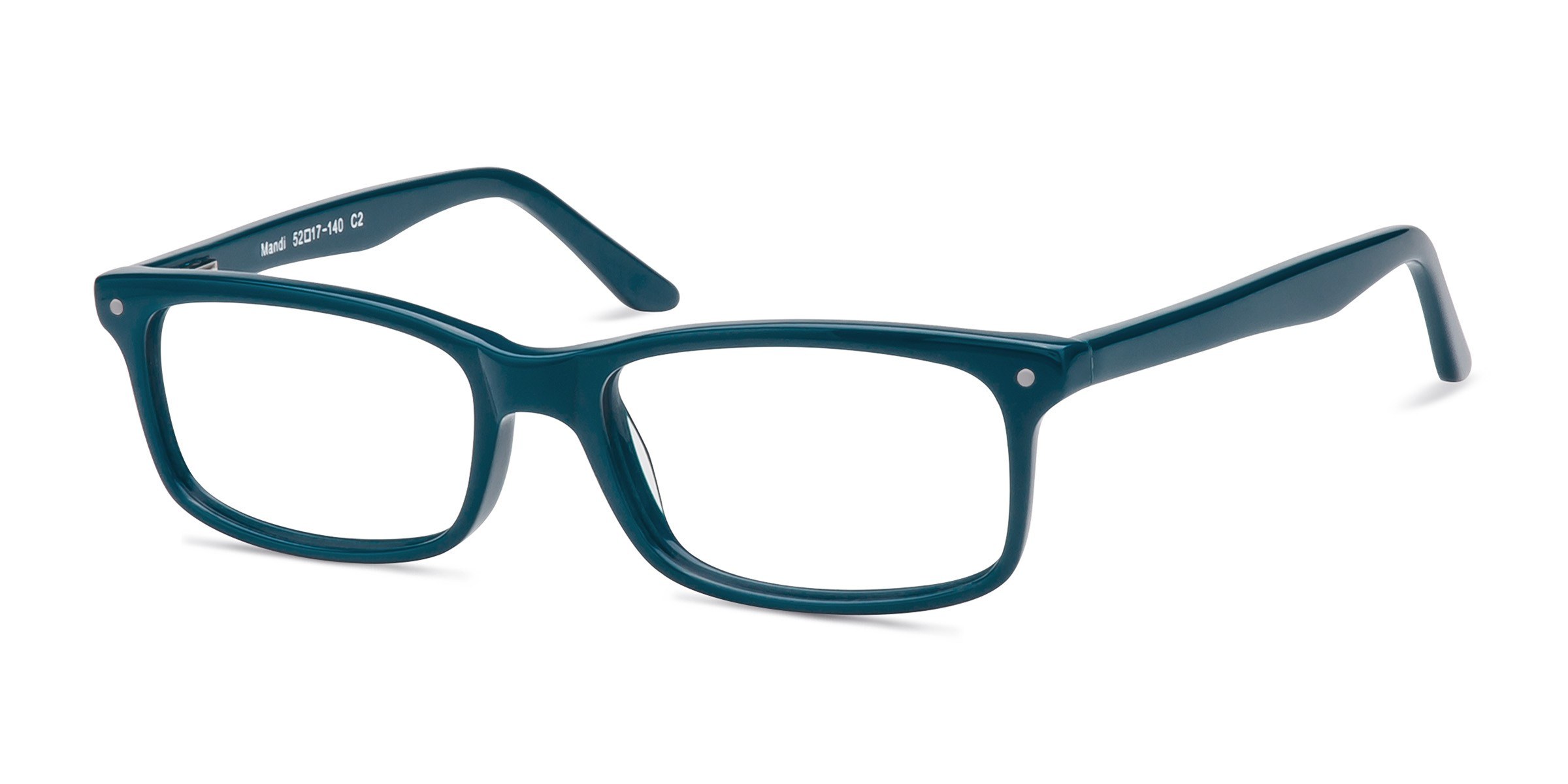 Mandi Rectangle Teal Full Rim Eyeglasses Eyebuydirect Canada 