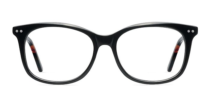 Brittany Black Acetate Eyeglass Frames from EyeBuyDirect