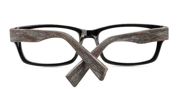 Black Chestnut -  Wood Texture Eyeglasses