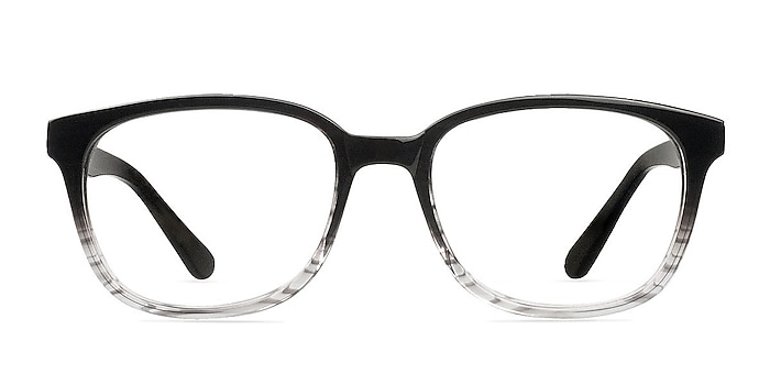 Anne Black Acetate Eyeglass Frames from EyeBuyDirect