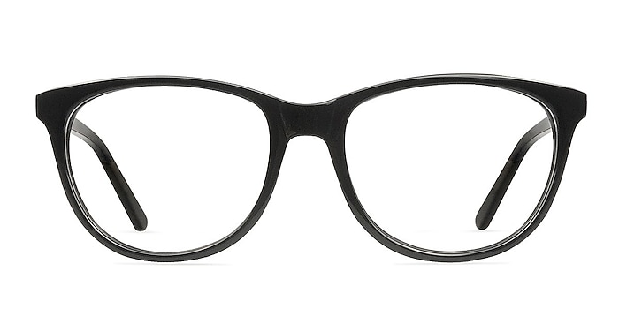 Anahi Noir Acétate Montures de lunettes de vue d'EyeBuyDirect