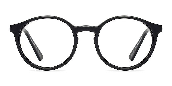 Columbia Matte Black Acetate Eyeglass Frames from EyeBuyDirect