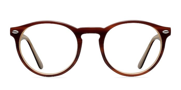 Yale  Brown  Acetate Eyeglass Frames from EyeBuyDirect