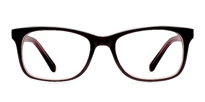 Carnelian Burgundy Acetate Eyeglass Frames from EyeBuyDirect