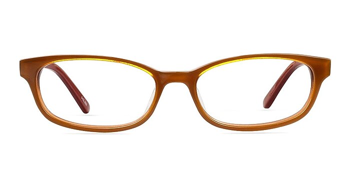 JB-8453 Brown Acetate Eyeglass Frames from EyeBuyDirect