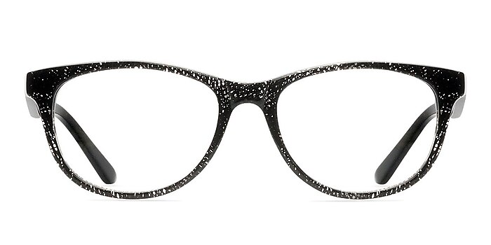 Arden Black Acetate Eyeglass Frames from EyeBuyDirect