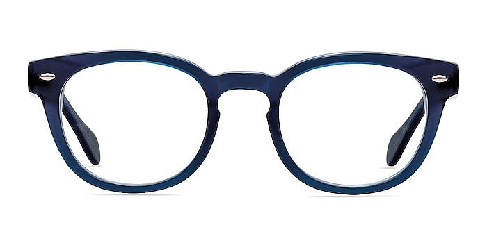 Lily Navy Acetate Eyeglass Frames from EyeBuyDirect