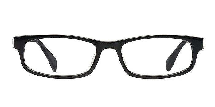 Starr Black Acetate Eyeglass Frames from EyeBuyDirect