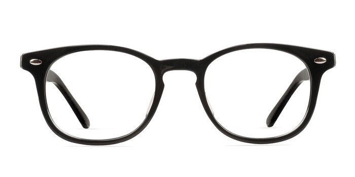 Alick Noir Acétate Montures de lunettes de vue d'EyeBuyDirect