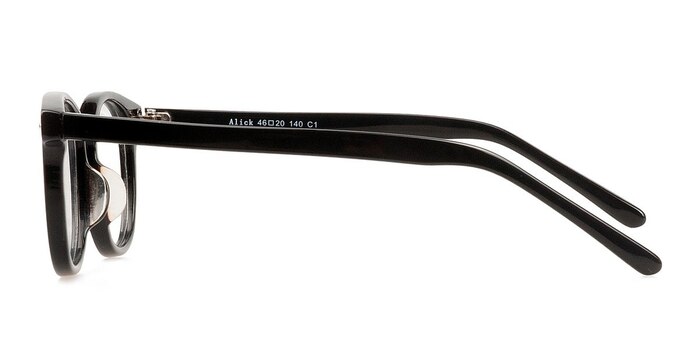 Alick Noir Acétate Montures de lunettes de vue d'EyeBuyDirect