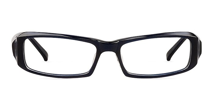Ashland Navy Acetate Eyeglass Frames from EyeBuyDirect