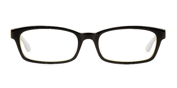 Atherton Black/Yellow Acetate Eyeglass Frames from EyeBuyDirect
